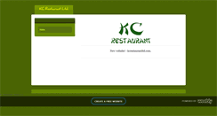 Desktop Screenshot of kcrestaurant.ca