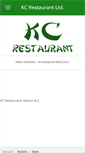 Mobile Screenshot of kcrestaurant.ca